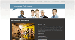 Desktop Screenshot of leadwavesolutions.com
